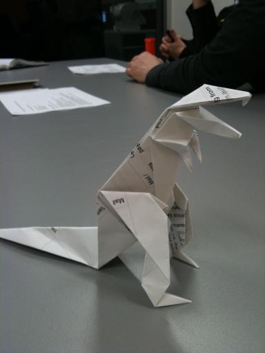 Origami Dinosaur